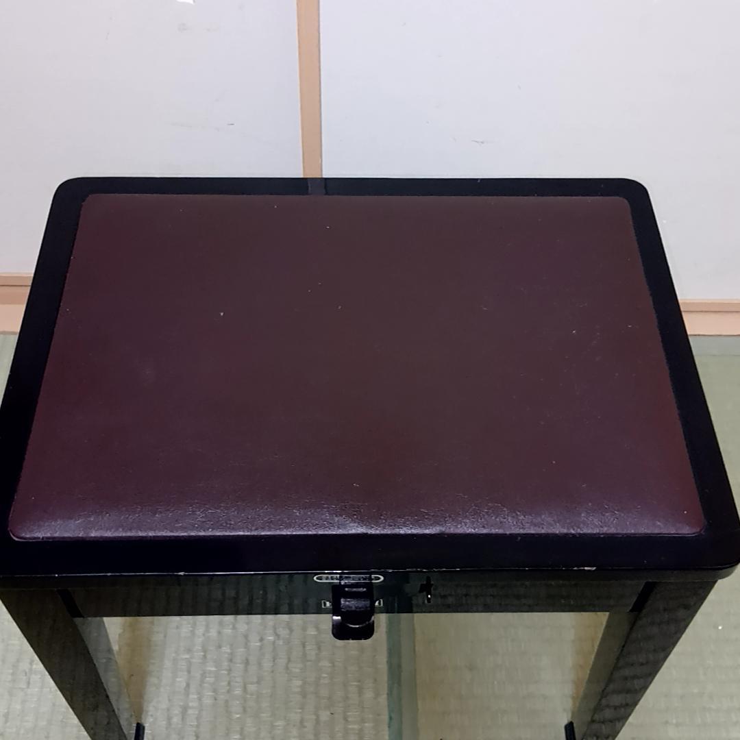 KAWAI　ピアノ椅子　トムソン椅子　背もたれなし　高さ調節可能