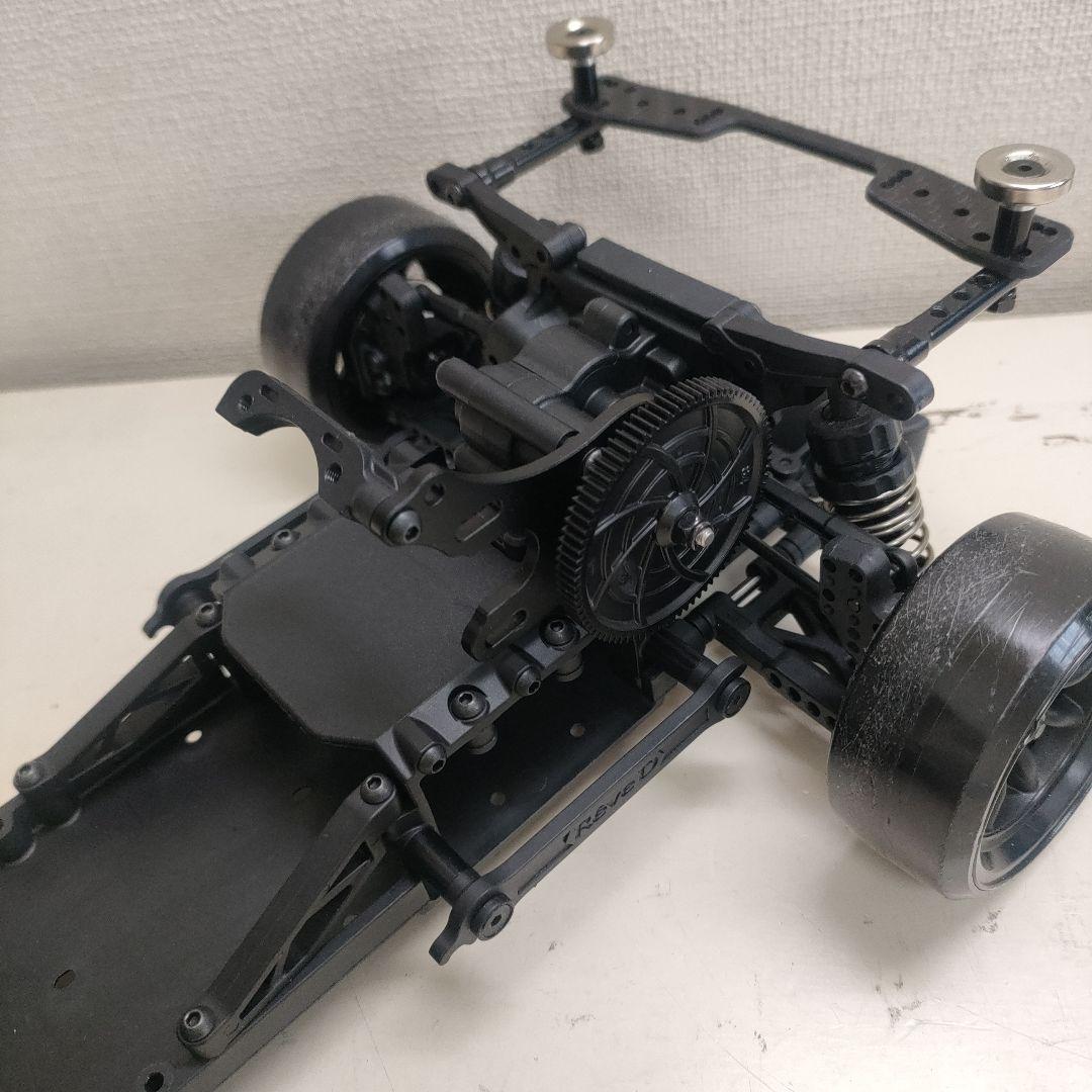 【美品】レーヴD ReveD RDXニ駆ドリシャーシ、ステルスボディマウント付き