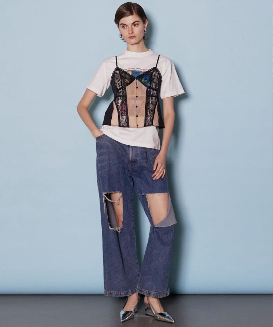 【美品】MAISON SPECIAL Square Cut DenimPants