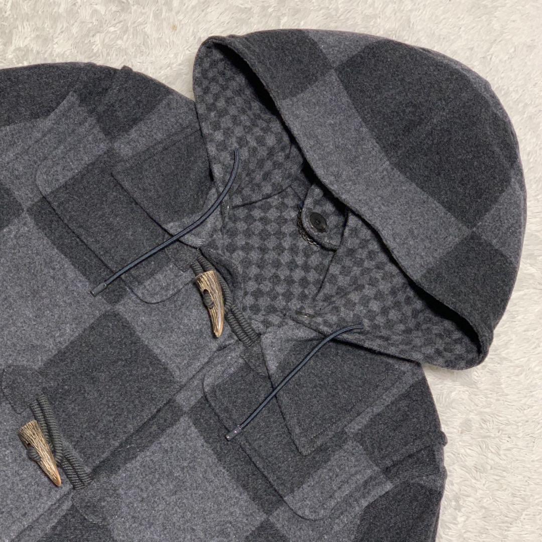 希少サイズ 54 ルイヴィトン ×NIGO ジャイアントダミエ　ダッフルコート