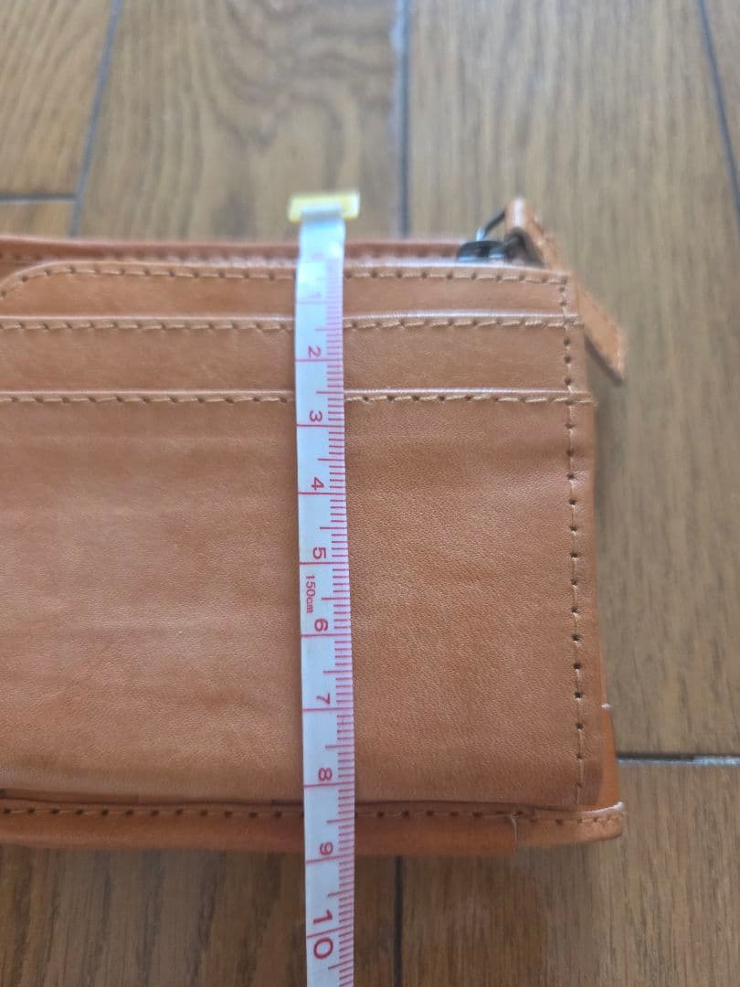 レザー 編み込み 二つ折り財布