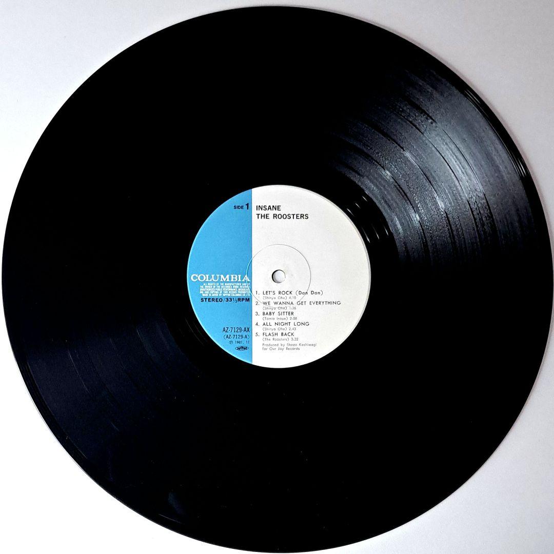 The Roosters　ルースターズ　Insane　インセイン　レコード　LP