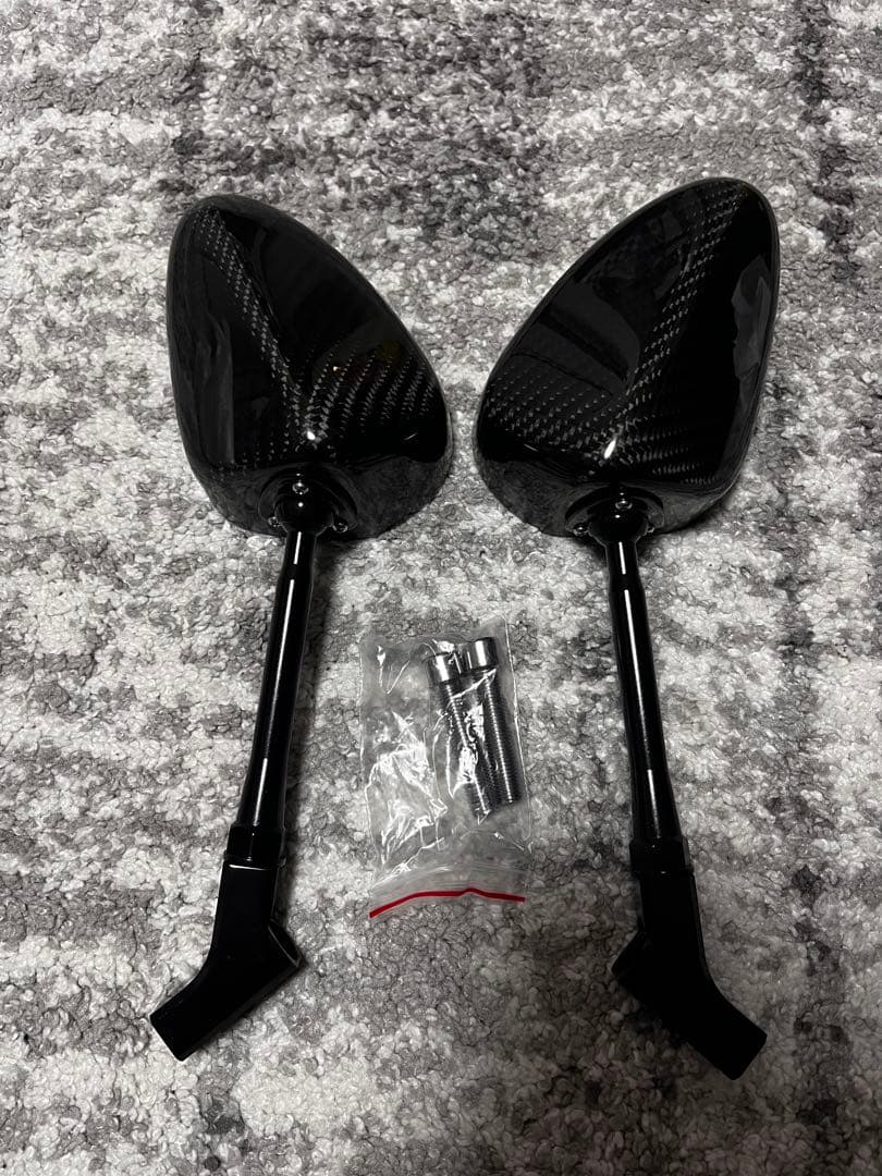 SIMOTA シモタ カーボンミラー 10mm正ネジ 未使用