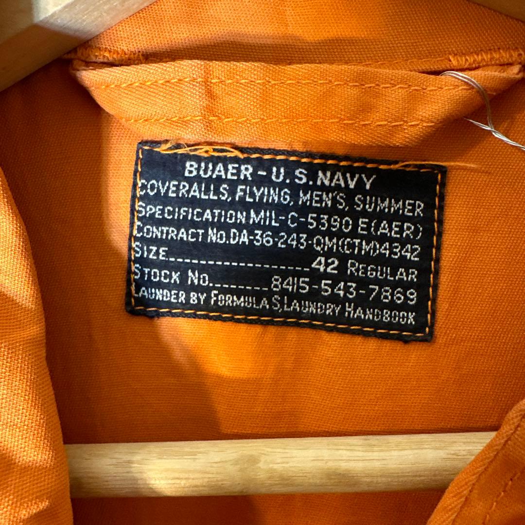 ジャケット・アウター 1960s USN MIL-C-5390E(AER) 42REG