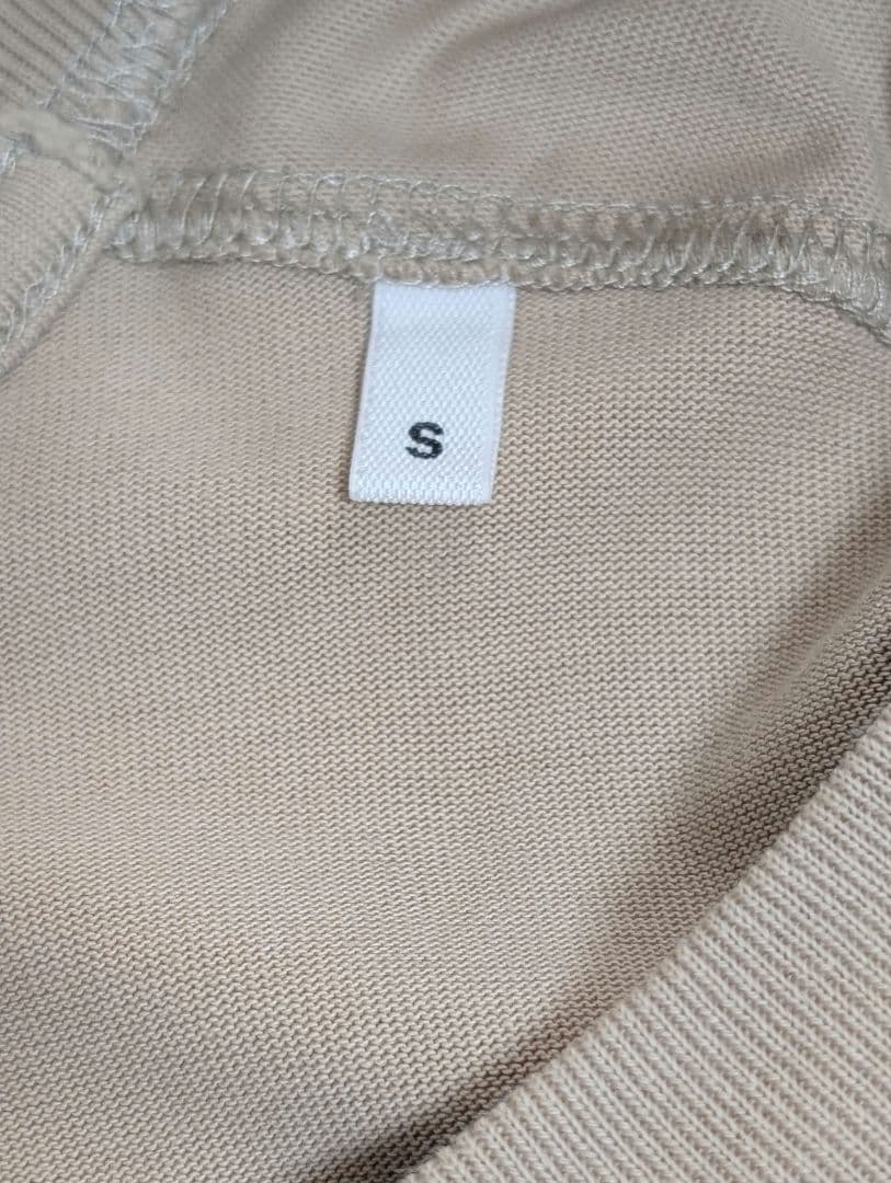 AmiParis アミパリス　Tシャツ　ベージュ　Sサイズ