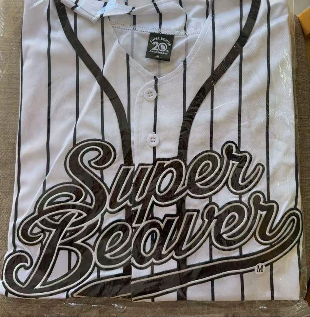 SUPER BEAVER 20周年ベースボールシャツ ストライプ Mサイズ