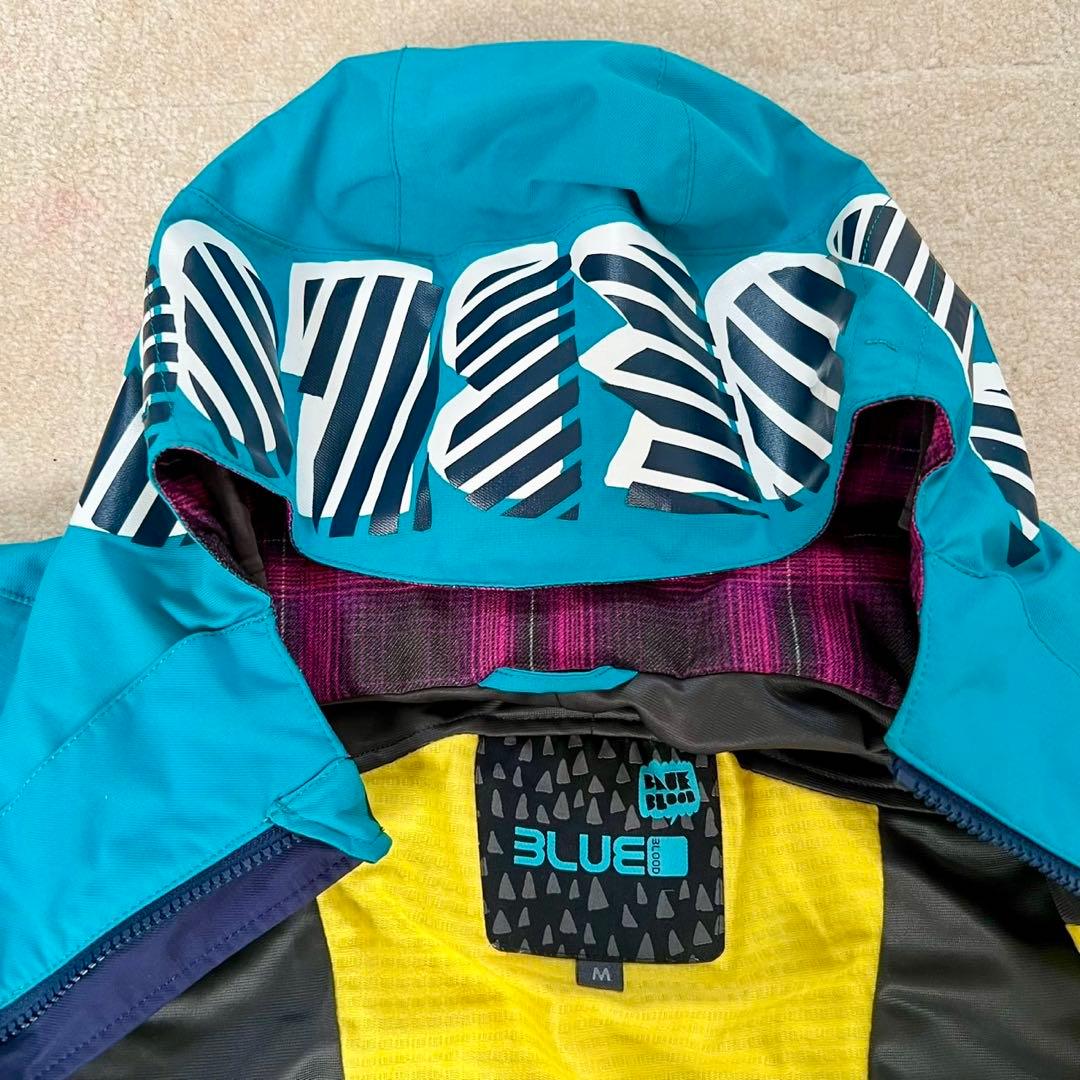 スノーボードジャケット ウェア メンズ 青 紺 バイカラー BlueBlood