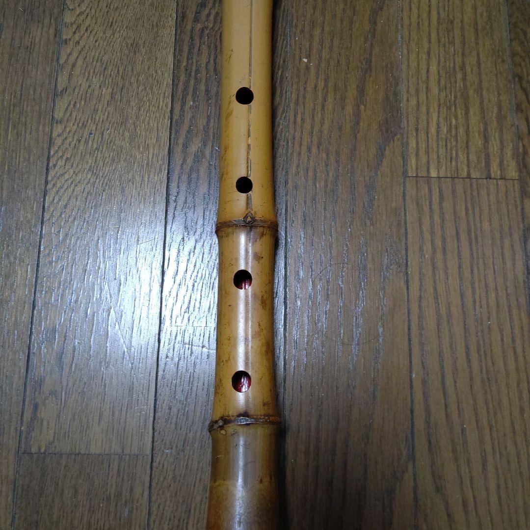 琴古流尺八　延べ管　地無し　検　和楽器　虚無僧