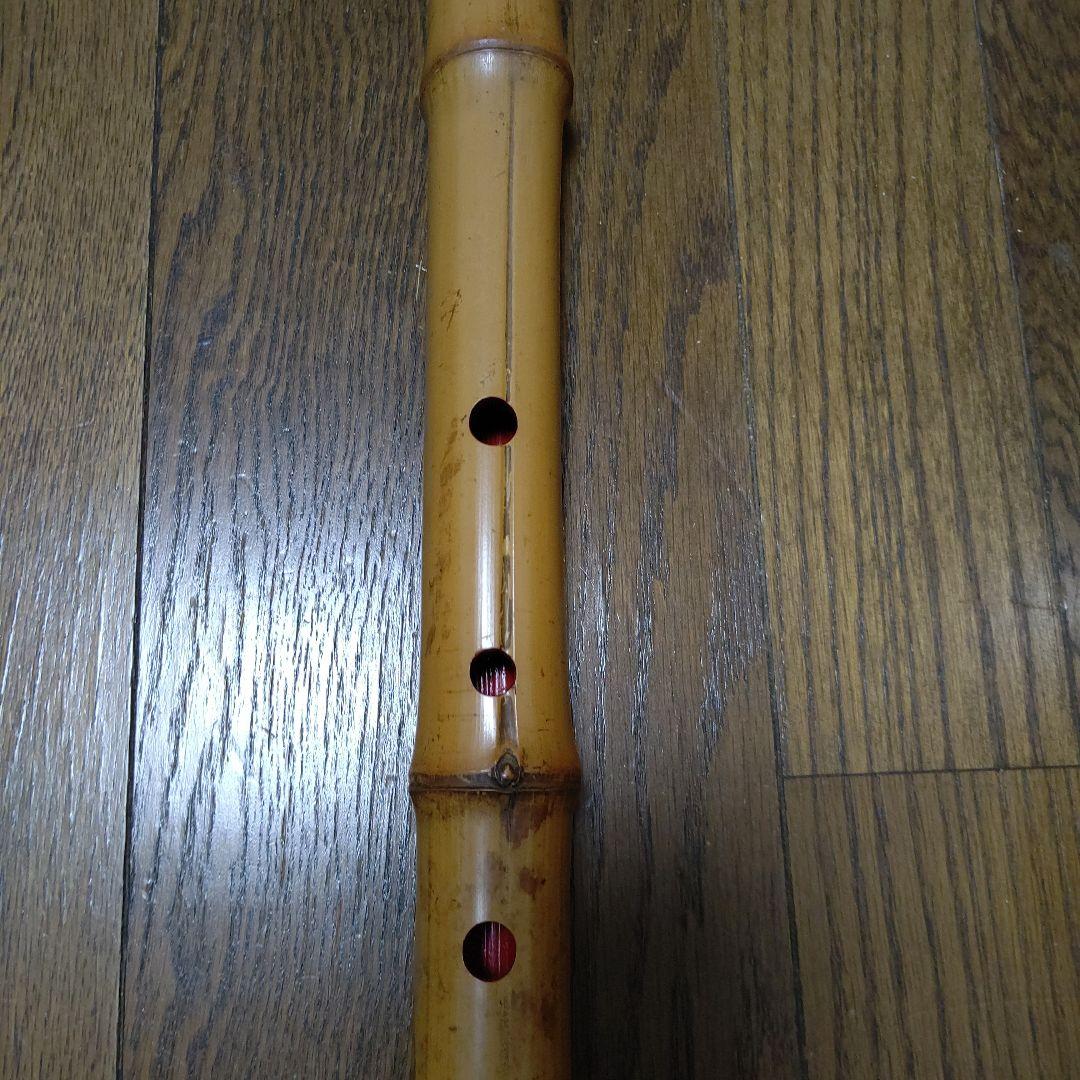 琴古流尺八　延べ管　地無し　検　和楽器　虚無僧