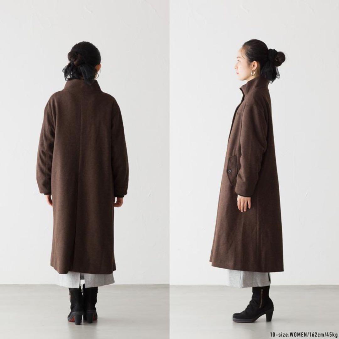 フレッドペリー ハリントンコート ロング丈 刺繍ロゴ S相当 美品
