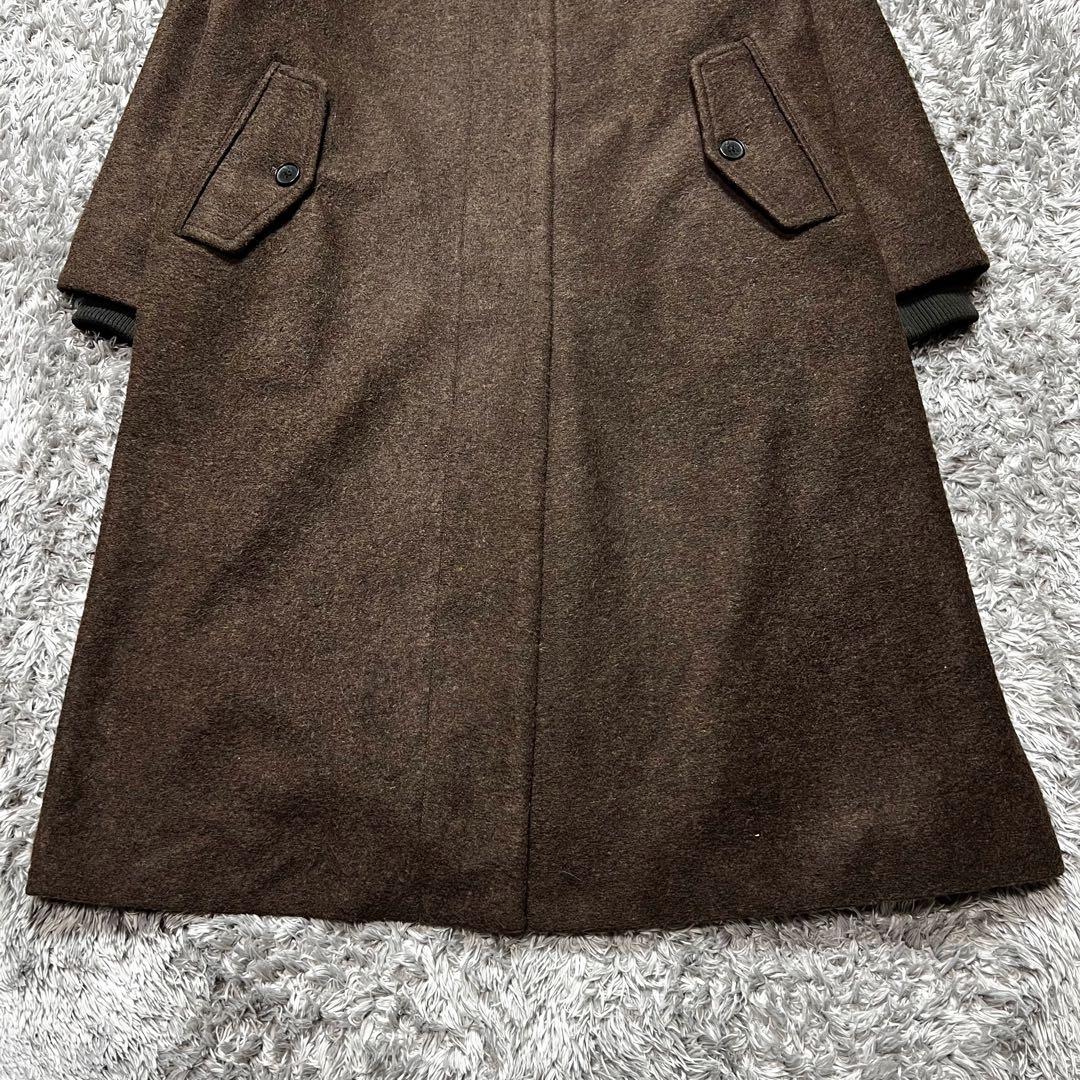 フレッドペリー ハリントンコート ロング丈 刺繍ロゴ S相当 美品