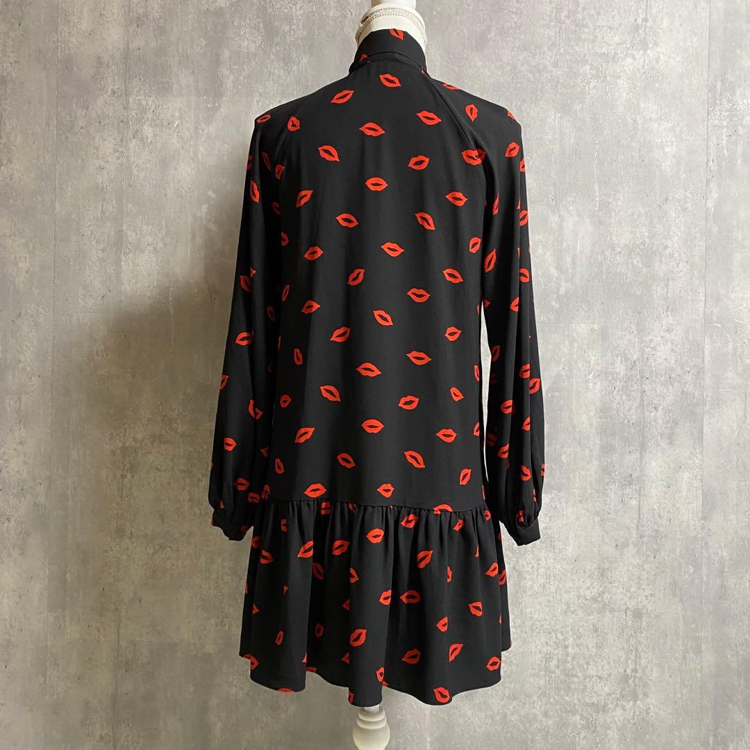 kate spade NEW YORK キス タイネック シフト ドレス XS