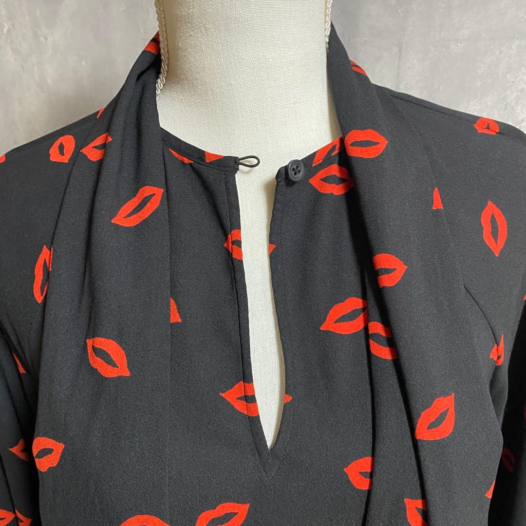 kate spade NEW YORK キス タイネック シフト ドレス XS