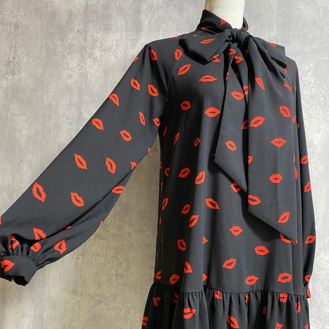 kate spade NEW YORK キス タイネック シフト ドレス XS