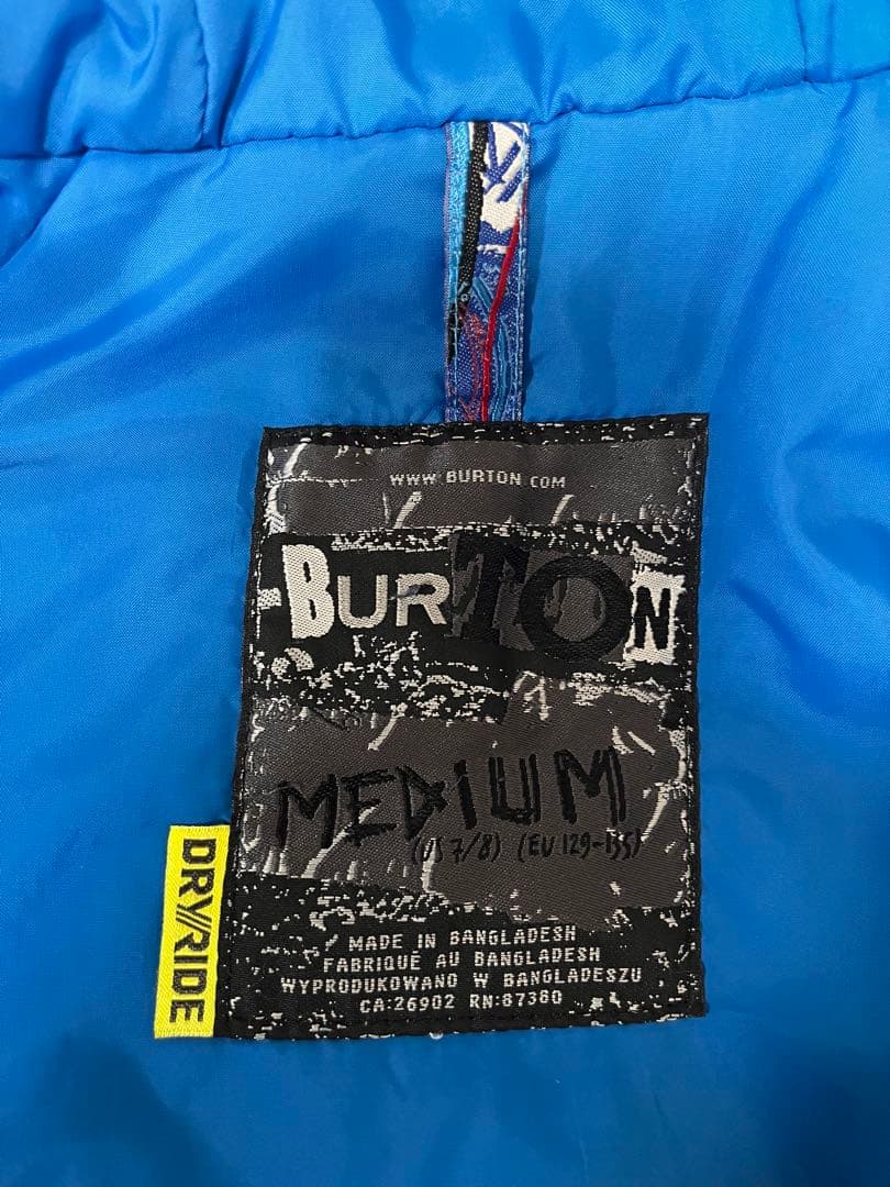 Burton スノーボードウェア 上下セット 130cm（M 7/8）