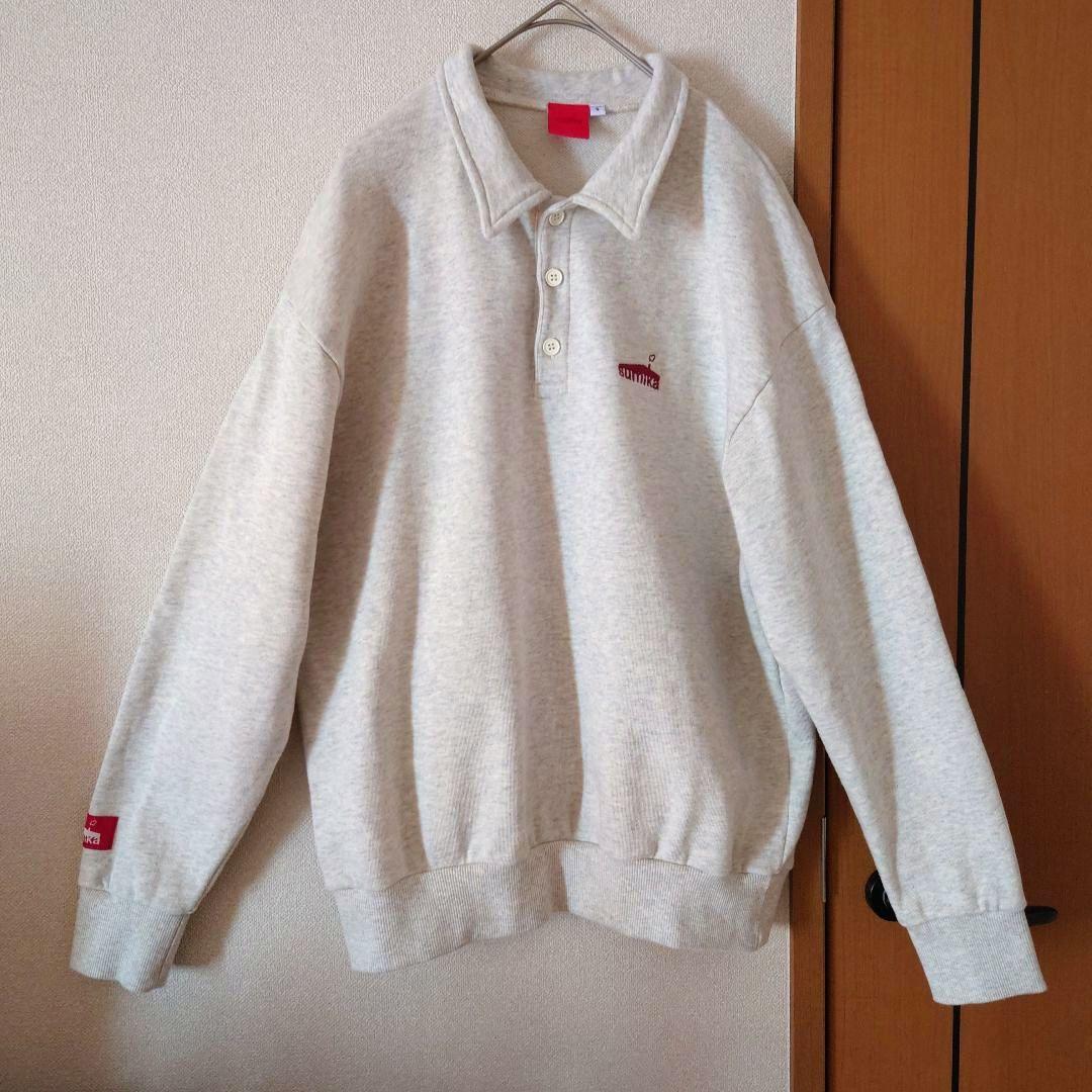 【お値下げ】sumika受注生産品 ポロシャツ オートミール 男女兼用Sサイズ