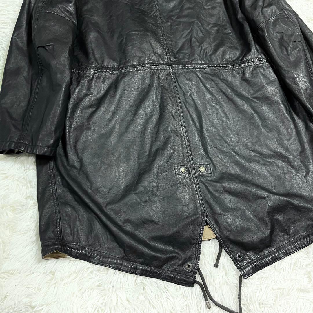 【シェビニオン】 80s genuine leather Mods coat