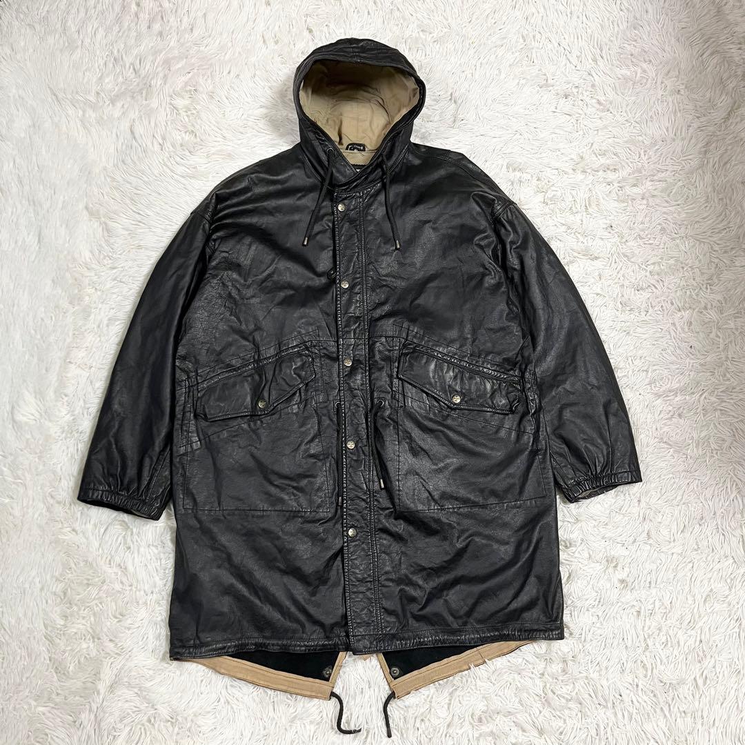 【シェビニオン】 80s genuine leather Mods coat
