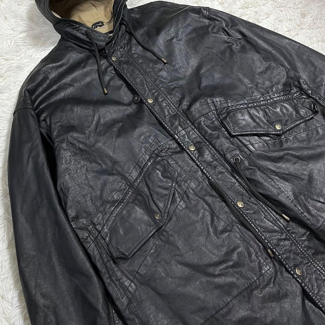 【シェビニオン】 80s genuine leather Mods coat