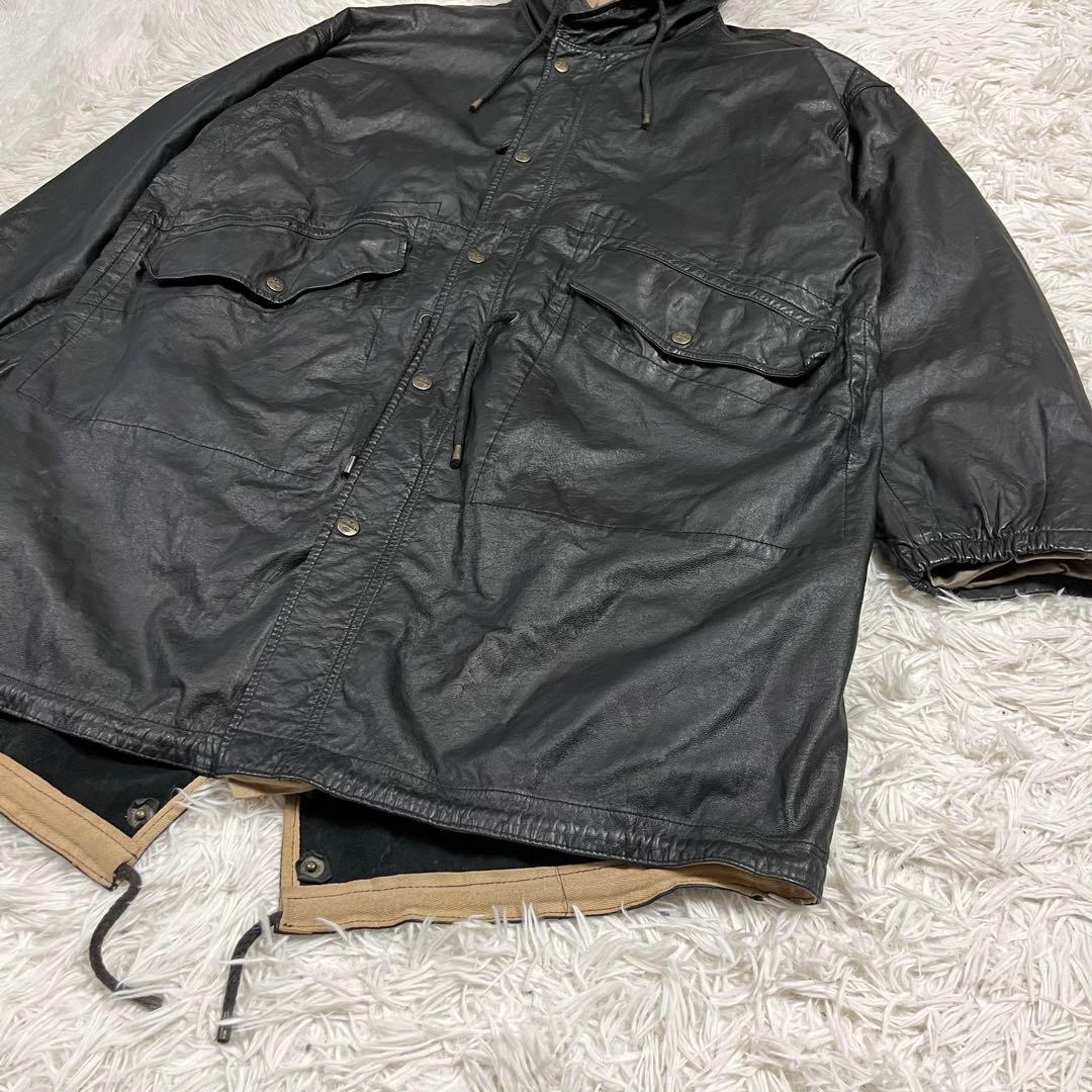 【シェビニオン】 80s genuine leather Mods coat