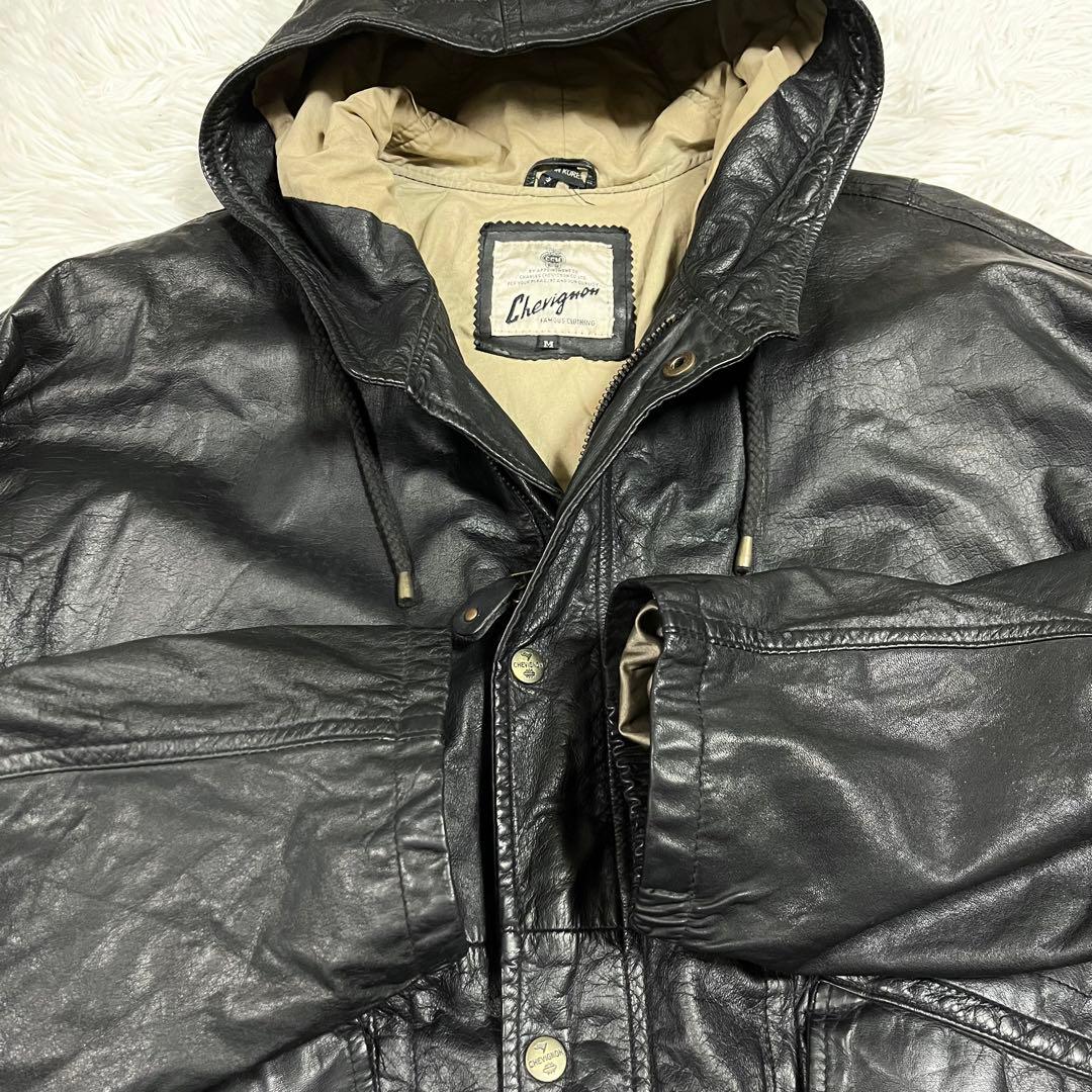 【シェビニオン】 80s genuine leather Mods coat