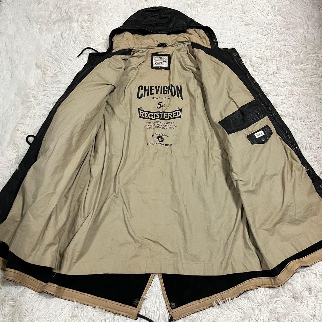 【シェビニオン】 80s genuine leather Mods coat