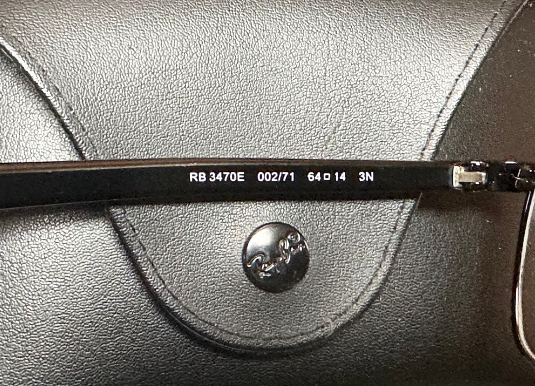 美品/調光レンズ Ray-Banサングラス RB3470E 64□14