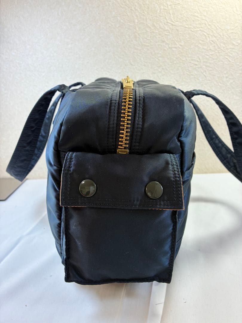 [未使用級] PORTER タンカー アイアンブルー ダッフルバッグ 521