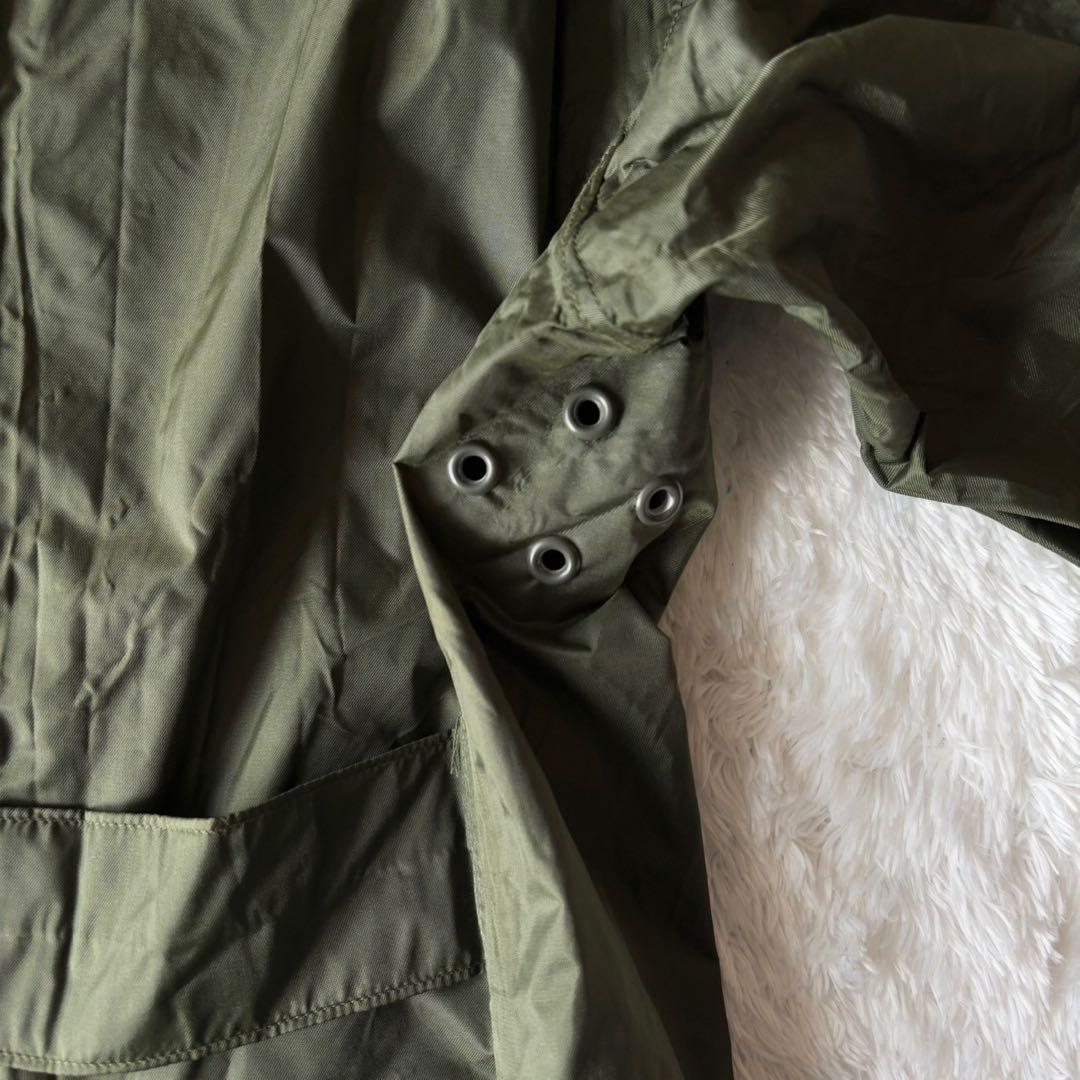 レア✨US ARMY トレンチ レインコート カーキ ベルト ミリタリー マキシ