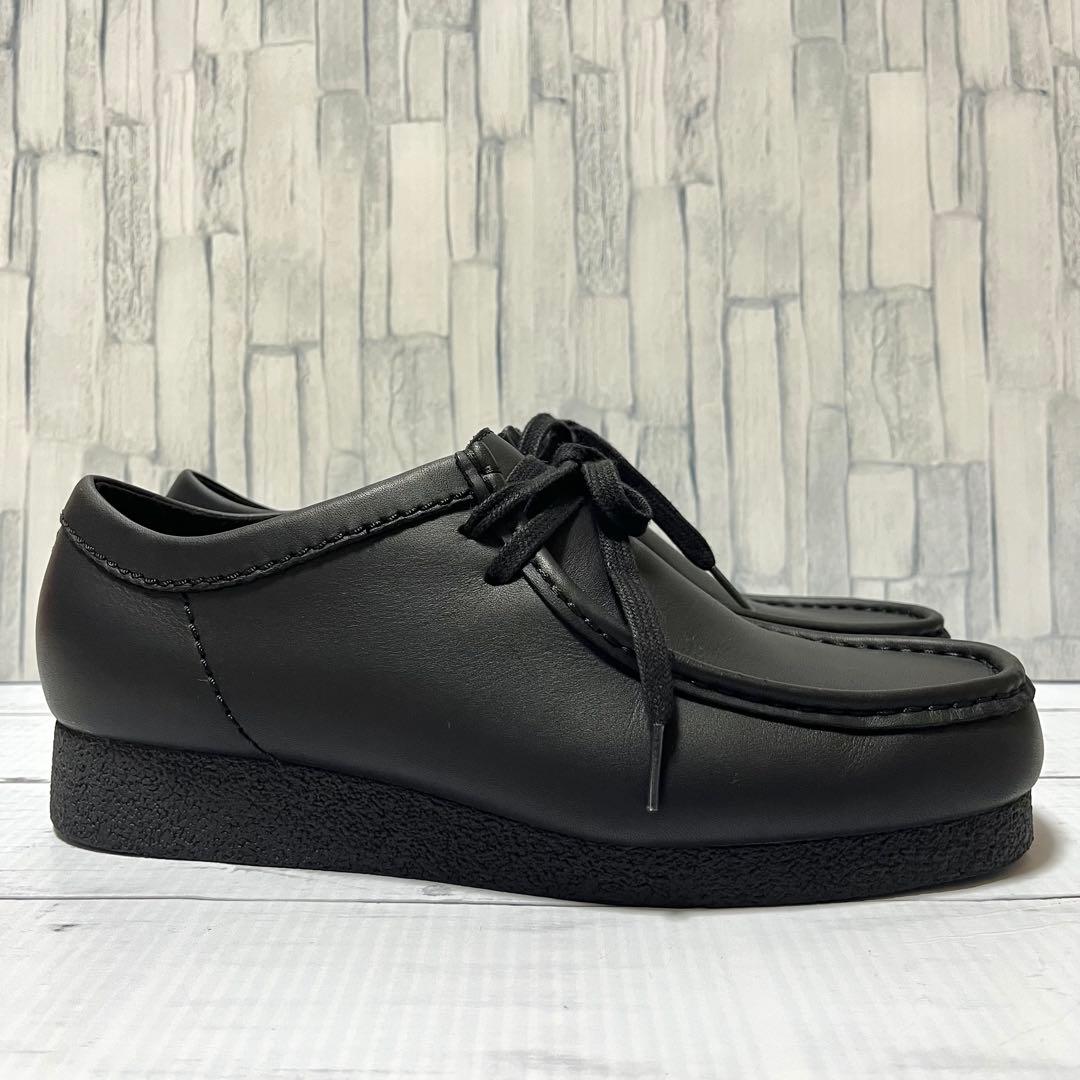 【使用１回】 Clarks ワラビー レザー ウォータープルーフ 25.5