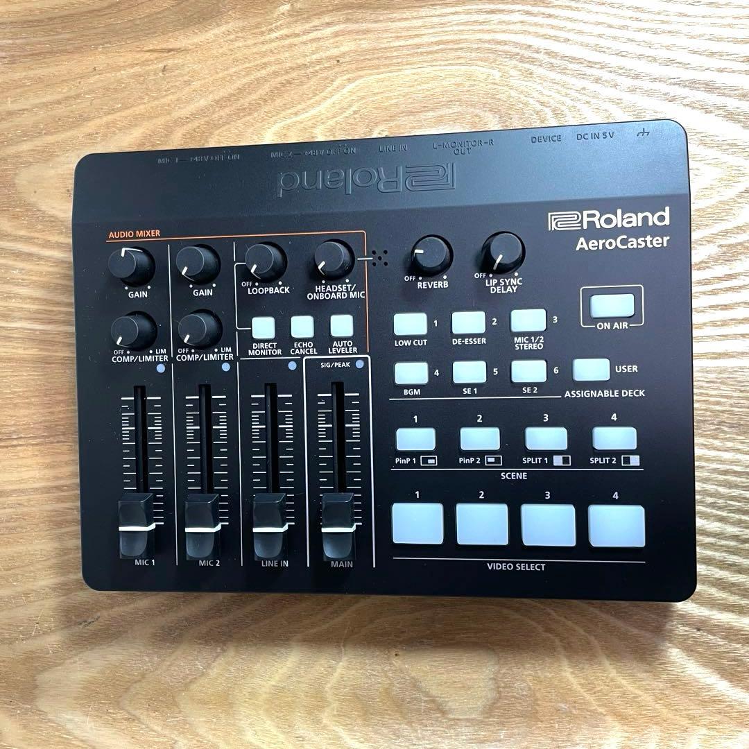 【美品】Roland AeroCaster ワイヤレスカメラで簡単ライブ配信