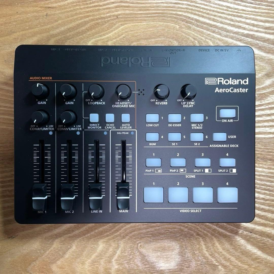 【美品】Roland AeroCaster ワイヤレスカメラで簡単ライブ配信