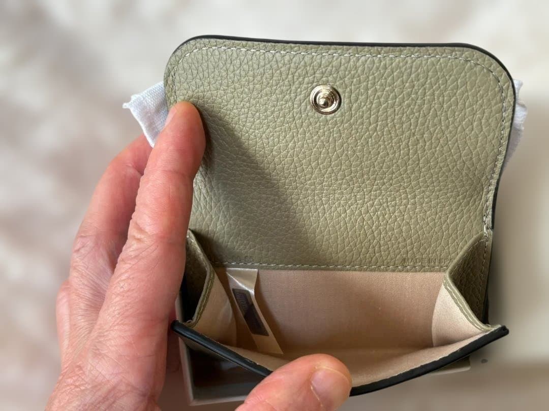 こはく様用　Chloé 三つ折り財布 オリーブグリーン