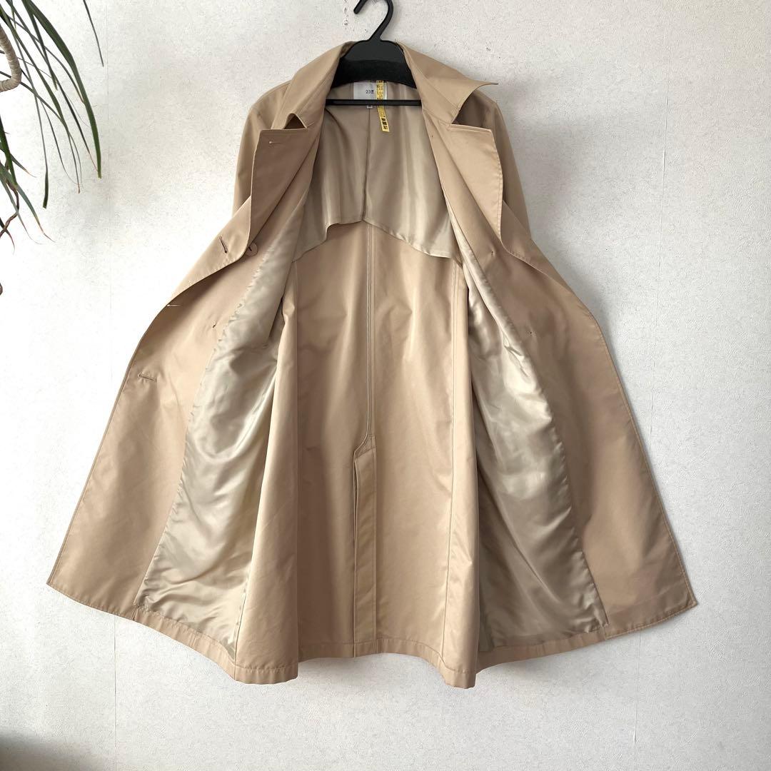 23区 コットンエステルギャバジン ロング トレンチコート（40）