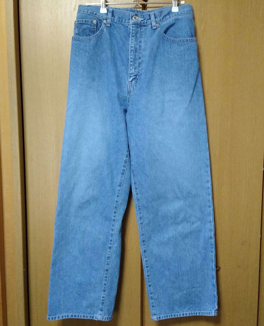 品よく、こなれる新定番のストレートデニム / M　ブルー