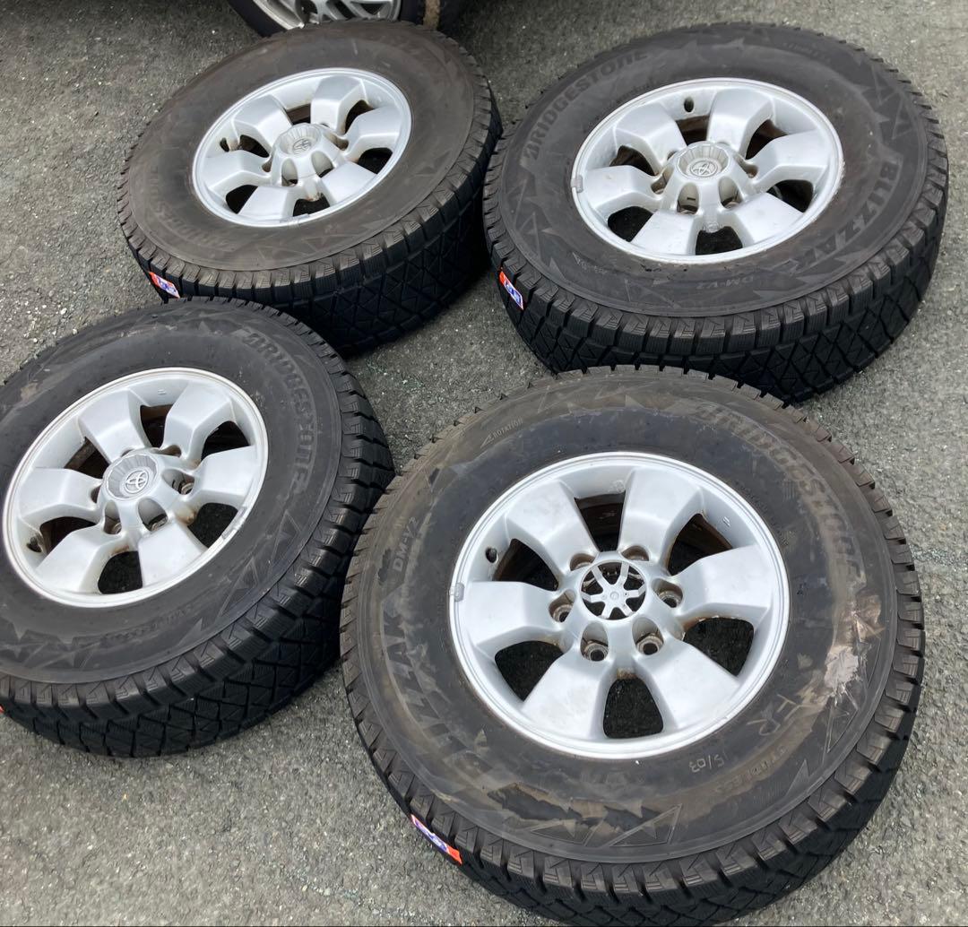 冬　ハイラックスサーフ215純正ホイール　車検 265/70R16 トヨタ
