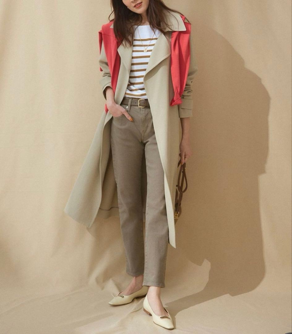 23区　ライト トレンチコート　2023SS　大きいサイズ　44 定価5万