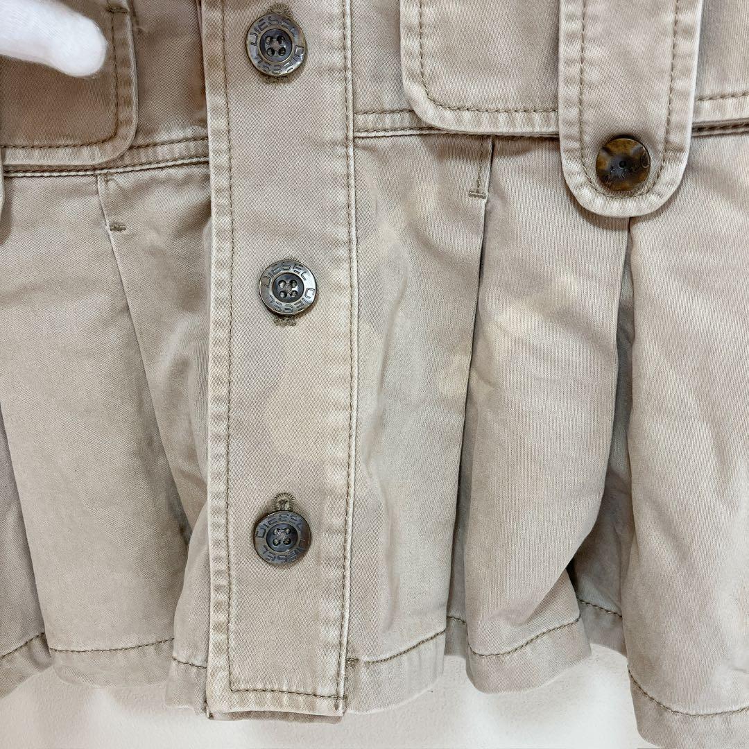 N119−2◯ DIESEL フード付き ミリタリージャケット ベージュ