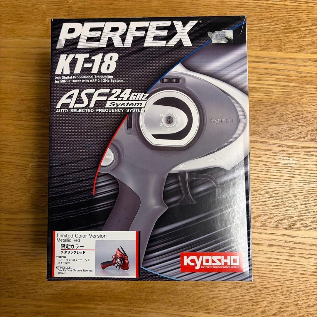 京商 ミニッツ プロポ PERFEX KT-18 ASF 2.4GHZ レッド