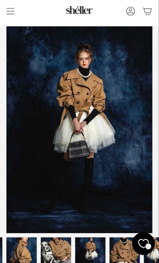 ジャケット・アウター sheller 2way short trench coat