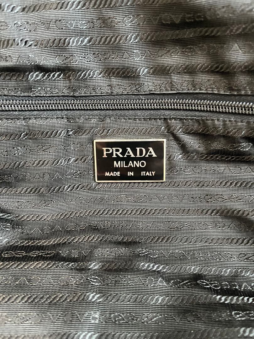 PRADA ブラック ボストンバッグ 保存袋付き