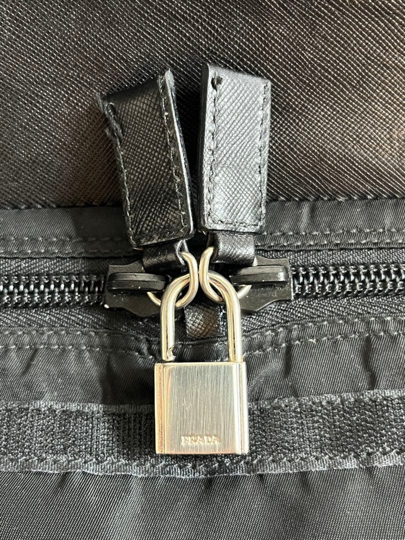 PRADA ブラック ボストンバッグ 保存袋付き