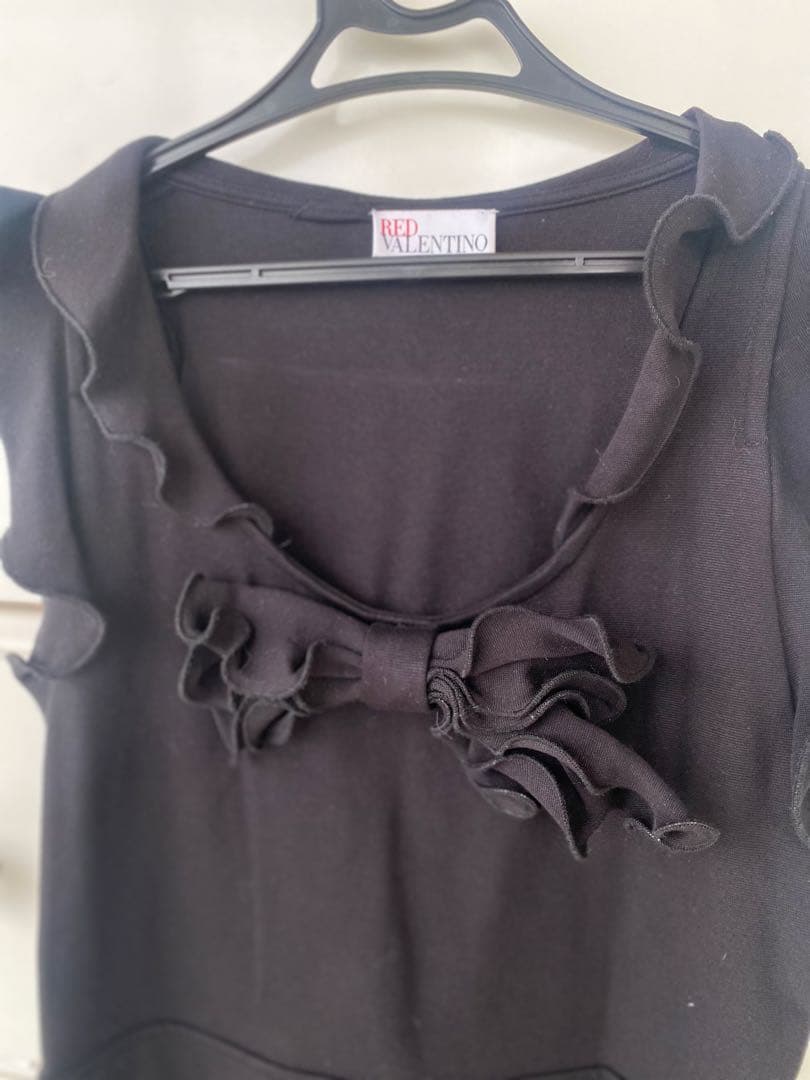 RED VALENTINO 上質ストレッチ 美ラインワンピ M