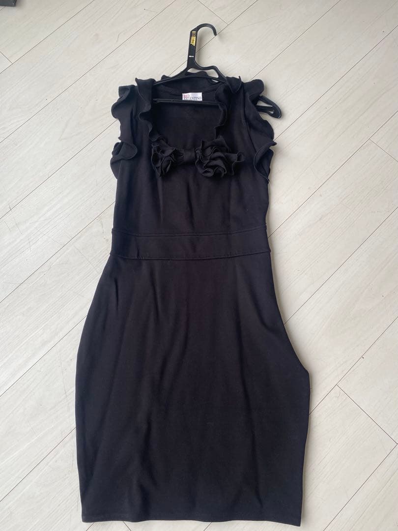 RED VALENTINO 上質ストレッチ 美ラインワンピ M