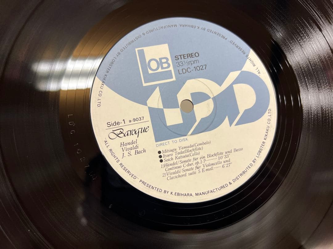 LDC-1027 バロックの巨匠 ダイレクトカッティング 帯LP洋楽1980年