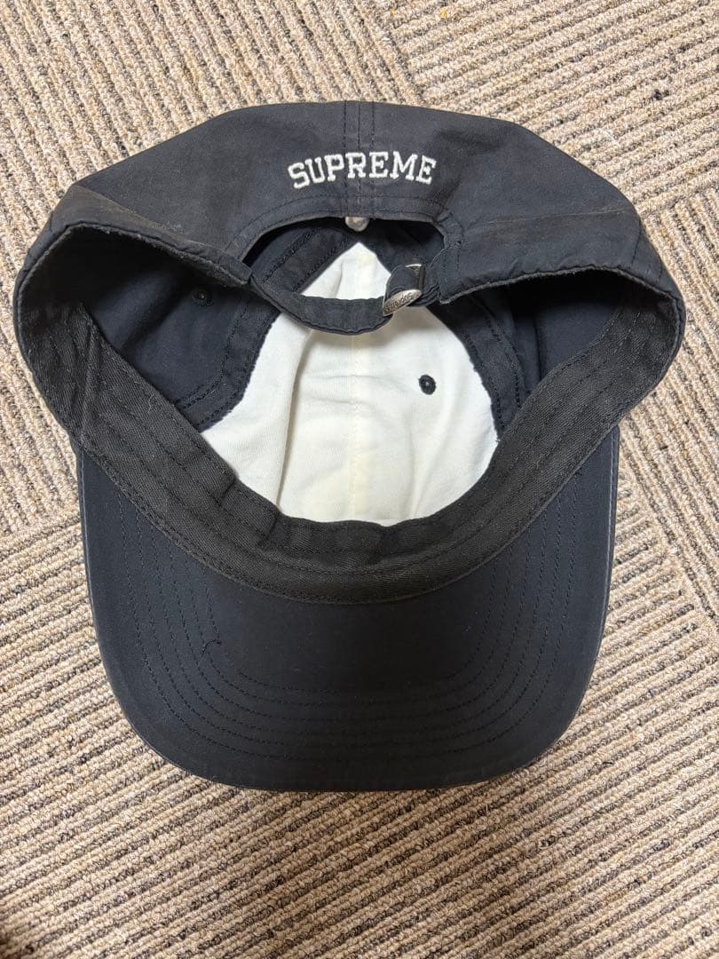 SUPREME 黒 キャップ Ventile素材