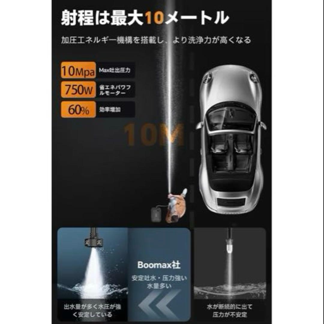 ❤️月末セール❤️高圧洗浄機 22L折り畳みバケツ付き コードレス高圧洗浄機 充電式