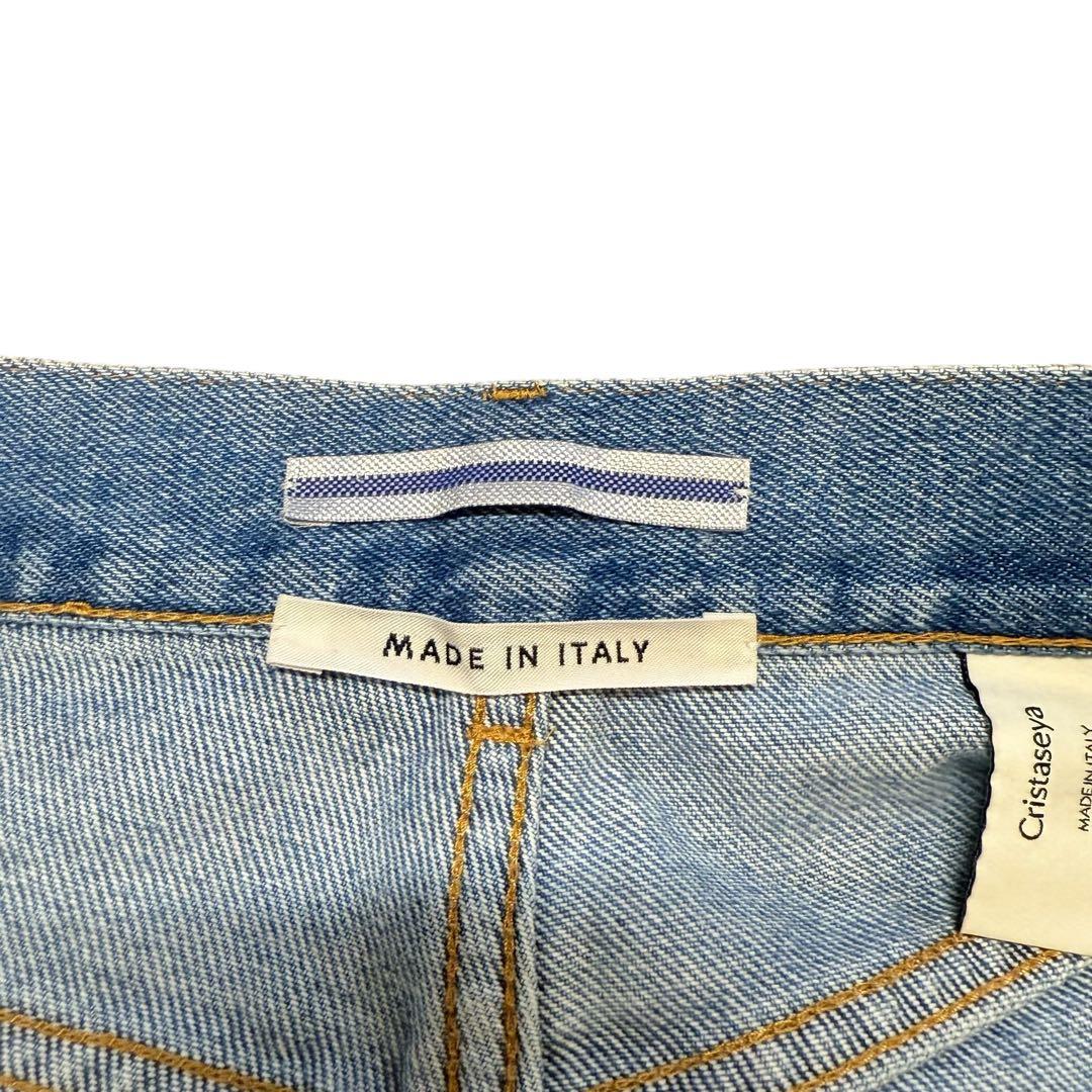 Cristaseya HIGH-WAISTED JEANS クリスタセヤ（S）