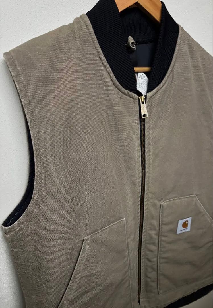 90's 星タグ 腰ゴム carhartt カーハート ダックベスト