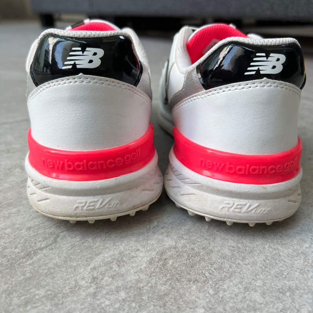 【極美品】New Balance 996 ゴルフシューズ 25cm ピンク